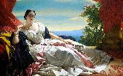 Franz Xaver Winterhalter Portrait of Leonilla, Princess of Sayn-Wittgenstein-Sayn Spain oil painting artist